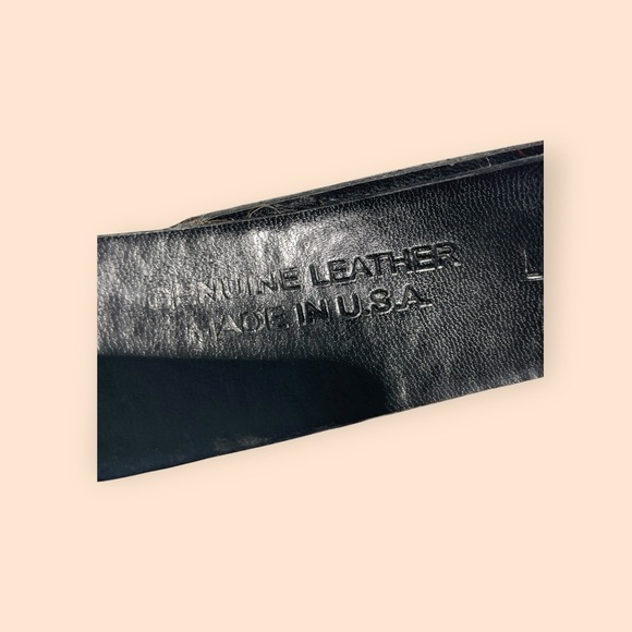 Vintage Sandy Duftler Designs belt, featuring a leopard print on the outside L - Picture 9 of 9